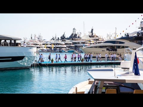 Monaco Yacht Show 2022, Superyacht start arriving at Port Hercule Come and visit MYS@Emman&#39;s Vlog FR
