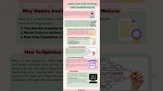 Website Traffic Is Not the Problem—Your Conversion Rate Is! #localseo #searchengineoptimization
