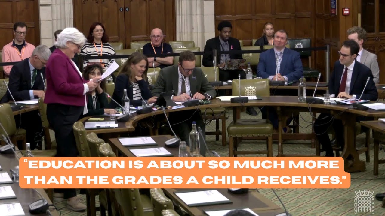 Watch my speech on reforming the educational assessment system