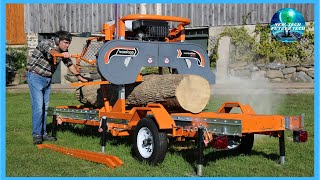THE NORWOOD LUMBERPRO HD36 SAWMILL IN ACTION
