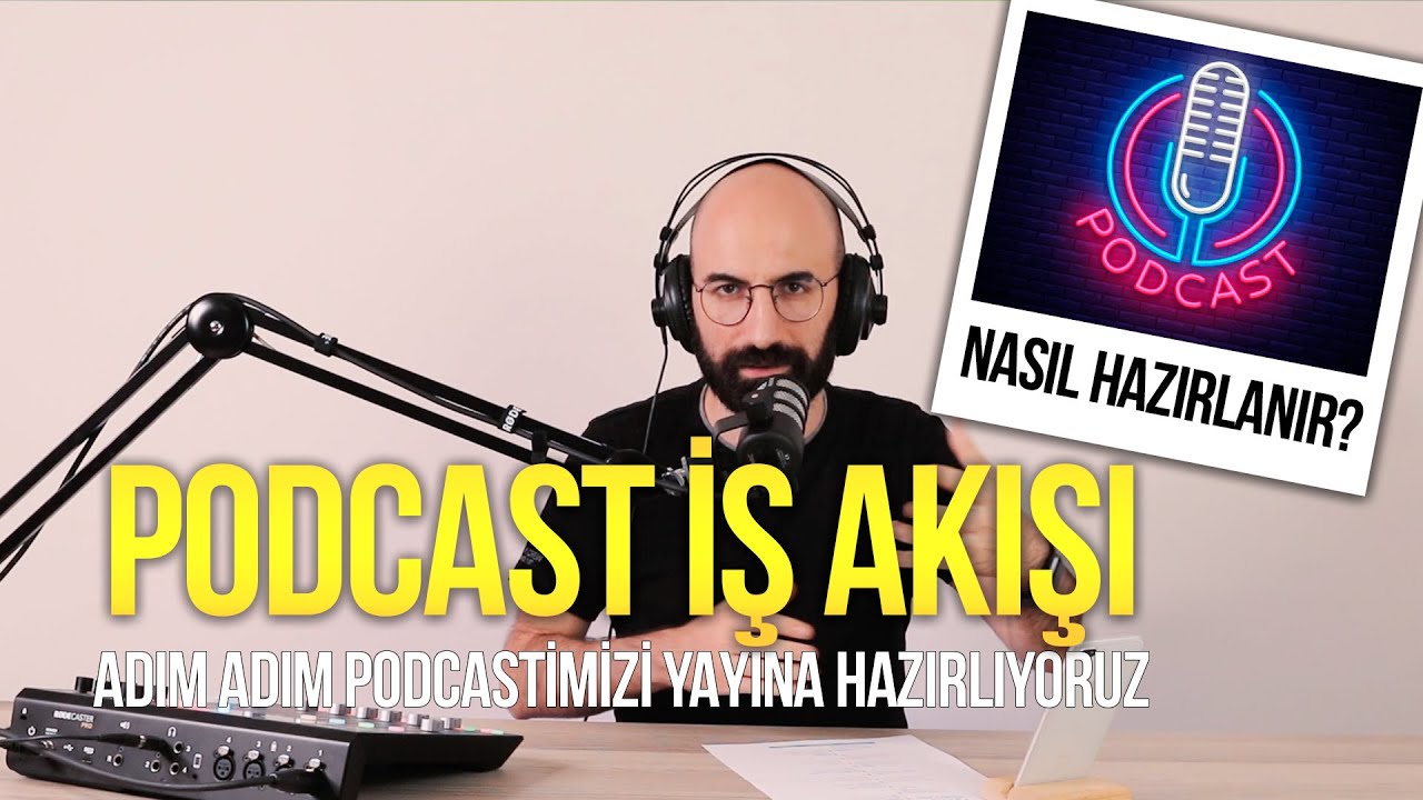 Podcast Yayınlamanın Adımları - Podcast İş Akışı - (Podcast Workflow)