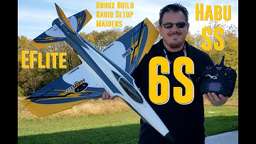 E-flite - Habu SS - Unbox, Build, Radio Setup, & Maiden Flights