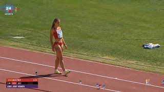 THIS IS HOW SHE WON - Long Jump 2022 Jeruslem Laura Martinez