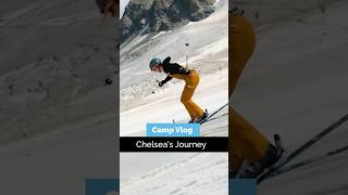 Camp Vlog | Chelsea’s Journey 🎿 Join our Freestyle Camp in Zermatt, Switzerland🇨🇭#shorts #skiing