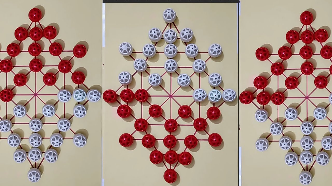 ✨Traditional village game | 🤯Mind blowing strategy Battle game | 2 player bead 🧿game