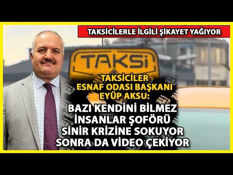 İstanbul'da 63 Bin 844 Şikayet; Taksicilerden Sosyal Medya Tepkisi