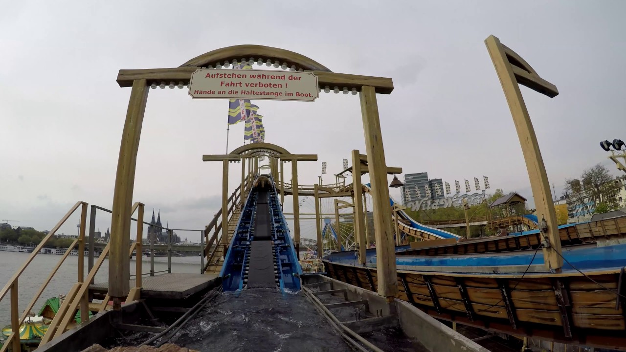 Wildwasserbahn – Meyer-Steiger (onride) Frühlingsvolksfest Köln 2017