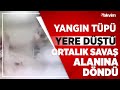 Markette Yangın Tüpü Yere Düştü Ortalık Savaş Alanına Döndü O Anlar Kamerada