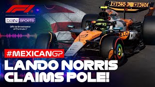 Lando Norris qualifies in pole! | | Formula 1 Mexico City Grand Prix 2025