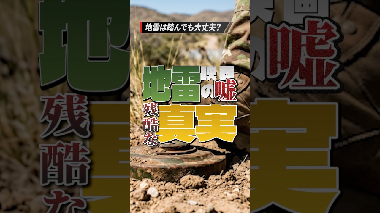 地雷は踏んでも大丈夫？ #雑学 #戦争 #解説