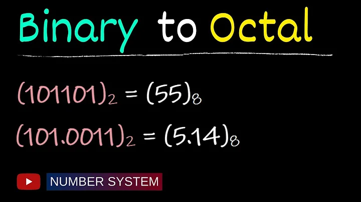 Convert binary to octal - Number system conversion