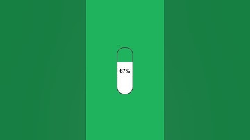 Percentage bar up green screen #humloart