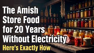 The Amish Store Food for 20 Years Without Electricity
