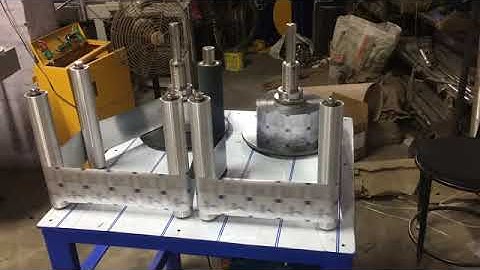 TABLE TOP REWINDER FOR BATCH COADING