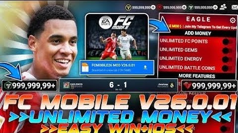 FC Mobile 26 VIP MOD MENUv26.0.01 -Unlimited Money & Fc Points |FC MOBILE MODAPK 2025
