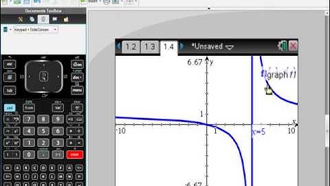Ti Nspire CAS Finding Limits Graphically