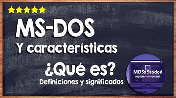 👍 ¿Qué es MS-DOS? - Conoce todo sobre MicroSoft Disk Operating System 👍