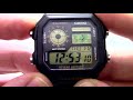 Часы Casio Illuminator AE-1200WH-1B - Инструкция, как настроить от PresidentWatches.Ru