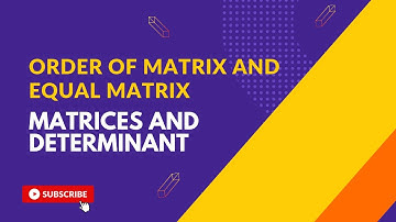 matrices and determinant | 9th Class Math | Math with Sajawal