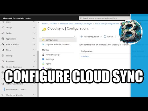 Provision AD to Microsoft Entra with Cloud Sync!
