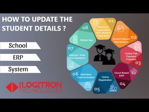 How to update the student's Details in School ERP- iLogitron School ERP