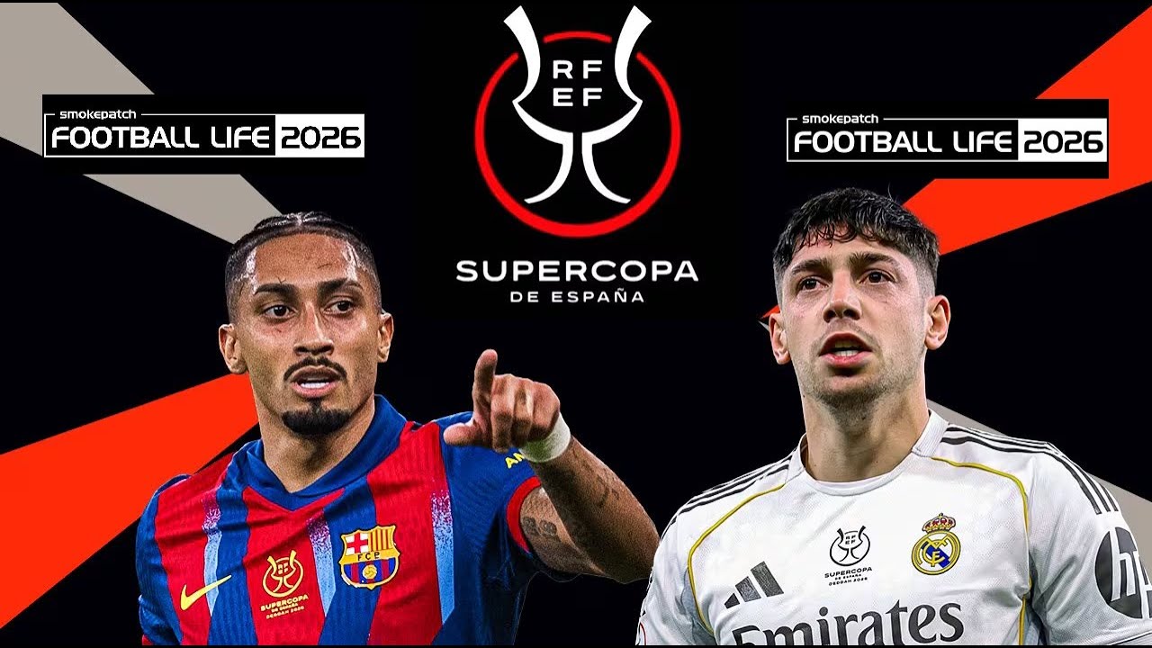 FC BARCELONA VS REAL MADRID | FINAL SUPERCOPA DE ESPAÑA | MODO IMBATIBLE | ULTRA REALISTIC | 4K |