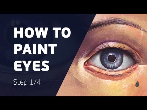 वीडियो: फोटोशॉप में आंखों को कैसे पेंट करें