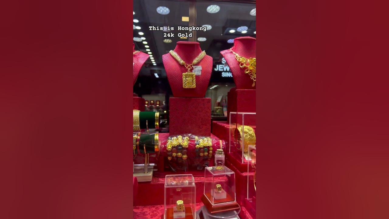 Hongkong 24k Gold #shortvideo  #gold  #goldjewelry  #music  #hongkongsingerchannel