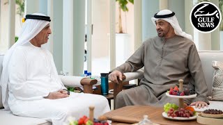 UAE President Sheikh Mohamed meets the Ruler of Ras Al Khaimah
