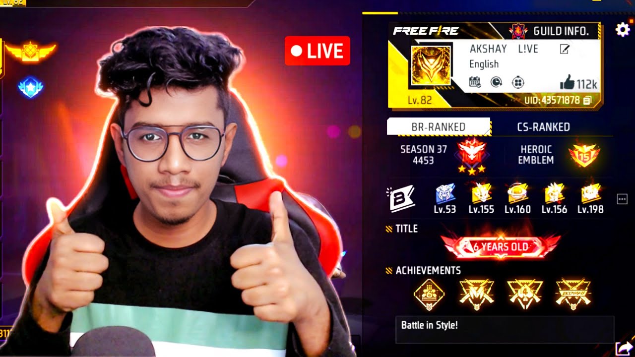🔴LIVE🔴 NEW SEASON BR RANK 😎 PUSH TO TOP 1 GRANDMASTER 😍 #classyff # ...