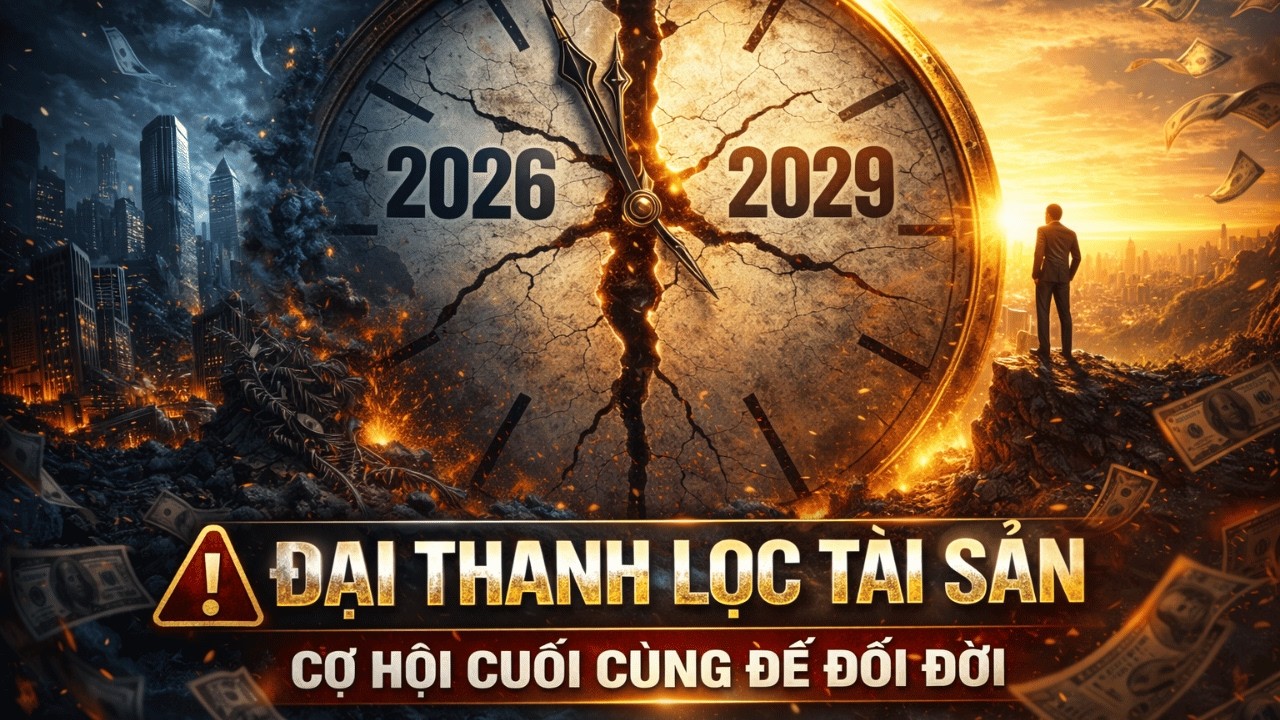 Khủng Hoảng 2026–2029: 90% Trắng Tay, 10% Giàu Lên Chóng Mặt – Bạn Ở Phe Nào?