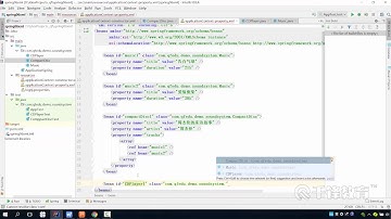 千锋Java教程：49 属性注入中注入对象引用