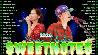 SWEETNOTES Nonstop 2026 💮 Romantic OPM Top Hits With Lyrics 💮 OPM Love Songs Tagolog Nonstop 2025
