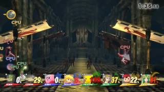 Super Smash Bros Wii U 8-Player Team Battle Robin (Female) & Corrin