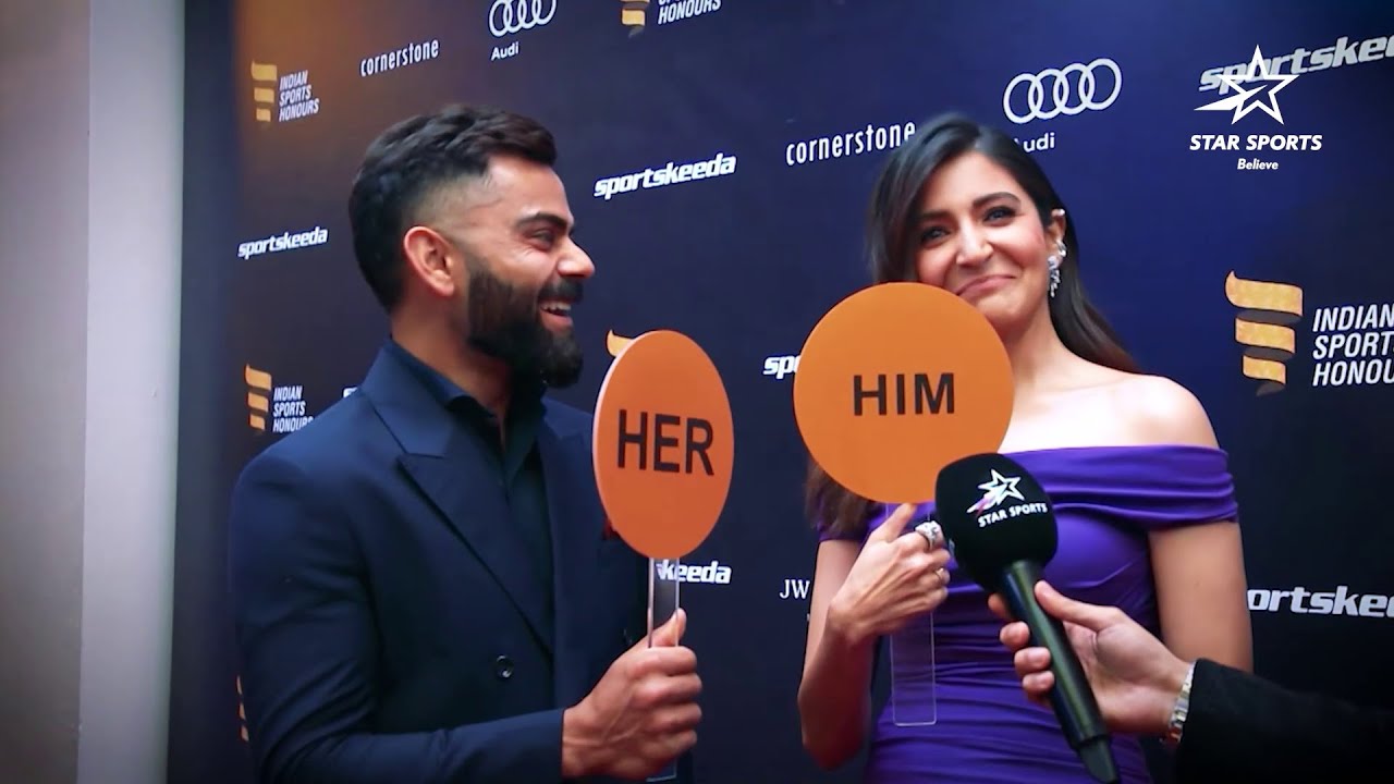 Indian Sports Honours 2023  Couple goals from Virat Kohli  Anushka Sharma