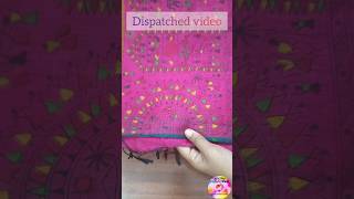 NC Dispatched Video❤️ #shorts #shortsfeed #youtubeshorts #dispatch #packing #feeds #saree #madhubani