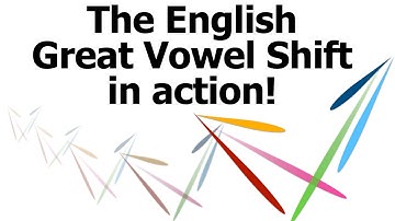 The English Great Vowel Shift in action!