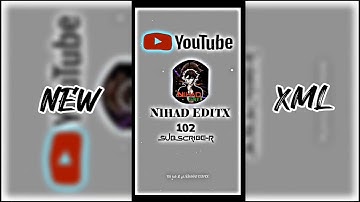 100 subscriber special video 🖤🌺||NEW XML FILE🥀🦋|| NEW ALIGHT MOTION XML🥰💝||EDITOR BY @nihadeditx