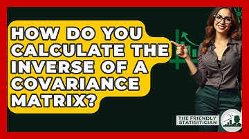 How Do You Calculate The Inverse Of A Covariance Matrix? - The Friendly Statistician