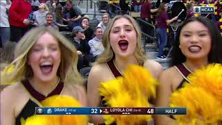 Loyola-Chicago CRAZY Full Court Buzzer Beater vs Drake