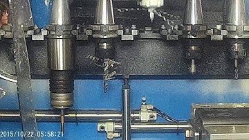 Flow drilling and tapping on a cnc rapid drilling machine