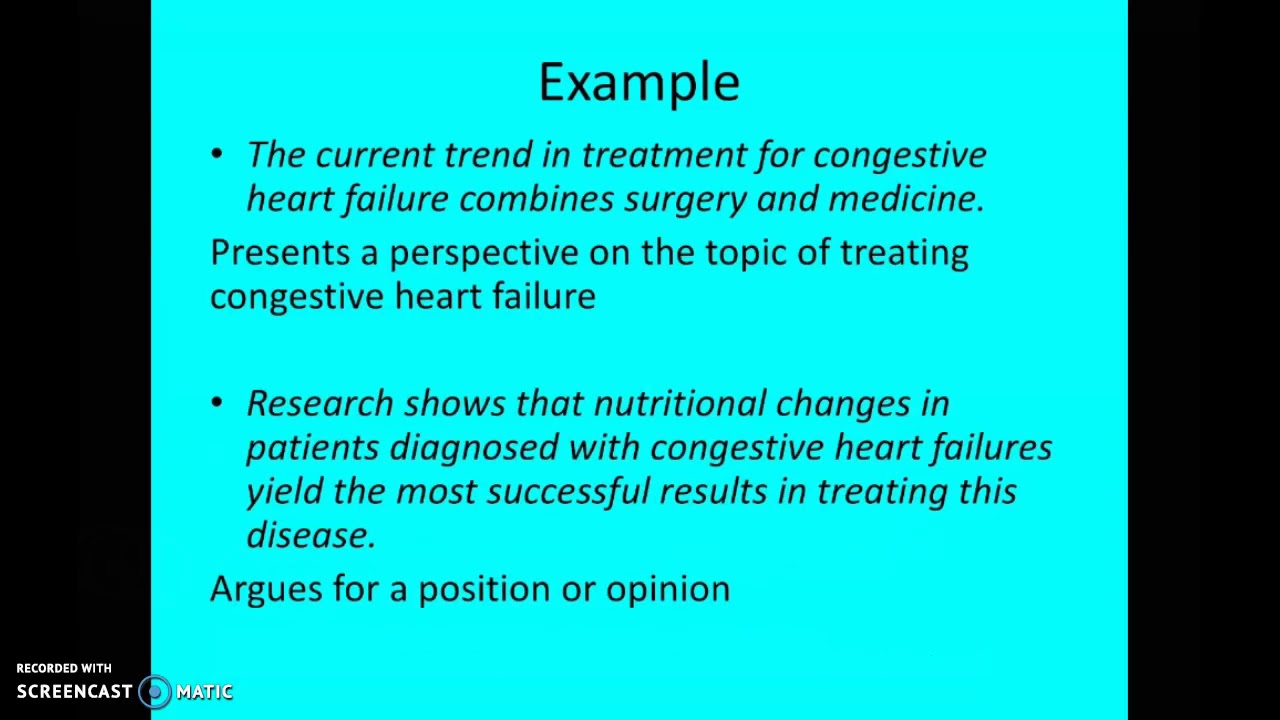 thesis statement شرح