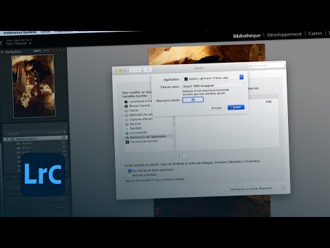 Ajout de raccourcis clavier (MAC only) : Ma Pause Café avec Yves Chatain | Adobe Lightroom Classic