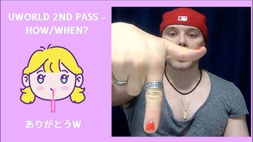 "When and how should I do my 2nd pass of UWorld?"