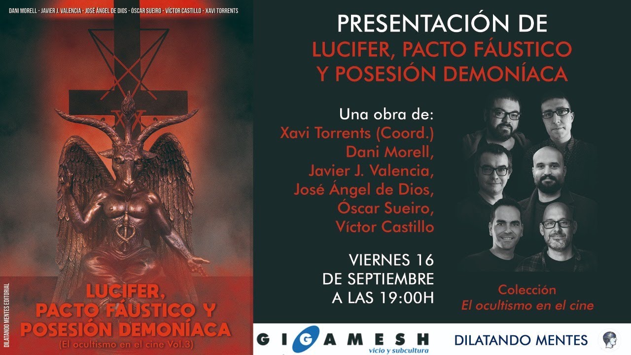 Presentación de "Lucifer, pacto fáustico y posesión demoníaca" - YouTube