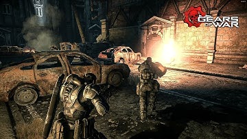 GEARS OF WAR  Gameplay Walkthrough -Act 2 Nightfall -Campaign Chapter 3 & 4- Outpost & Lethal dusk