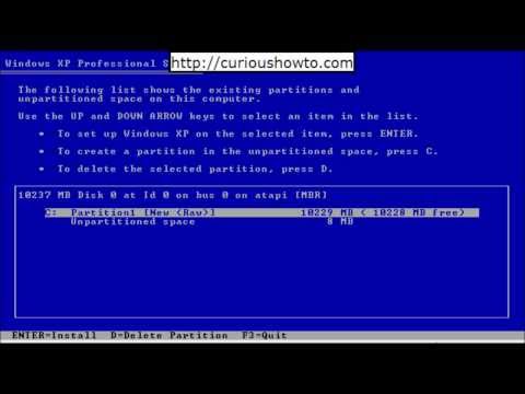 Video: Hvordan Installere Windows XP Professionall SP3 + Russifier