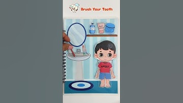 🦷 Toothbrush Time ! Healthy Habits | This Is The Way Song #cocomelon #toddlerlearning #shorts