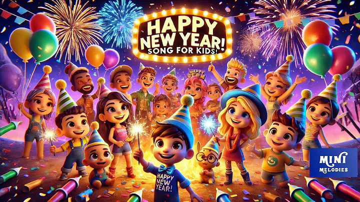 Happy New Year 2025 Song | MiniMelodies Nursery Rhymes & Kids Songs| @MiniMelodiesTV-Jai
