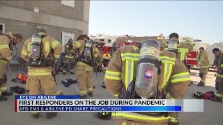 First responders share COVID-19 precautions